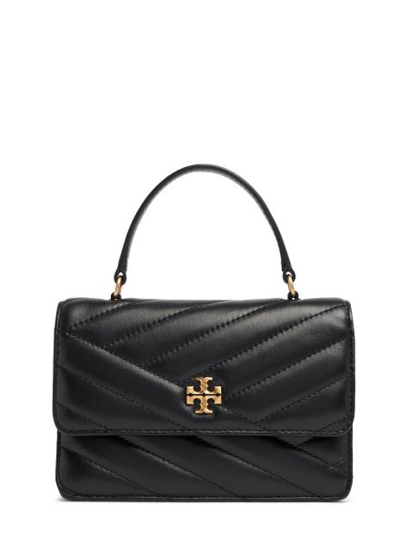 Nahka mini laukku Tory Burch musta