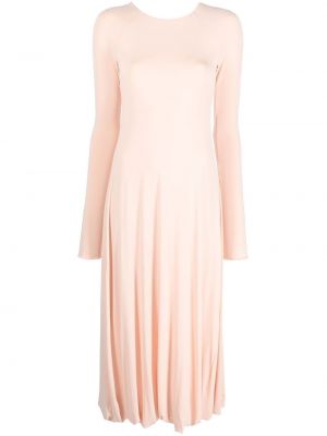 Μάξι φόρεμα Jil Sander ροζ