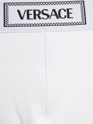 Βαμβακερή μποξεράκια Versace Underwear λευκό