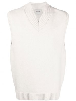 V-hals strikket vest Nanushka