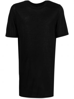 Tričko s kulatým výstřihem Rick Owens černé