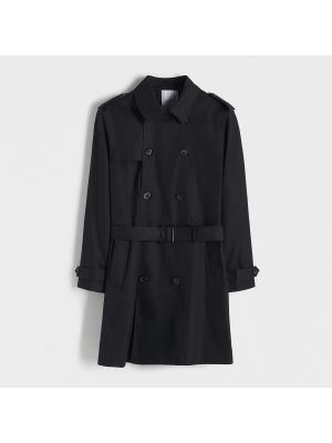 Krátký kabát Reserved černý