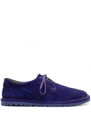 Zamšādas derbija stila kurpes Marsell violets