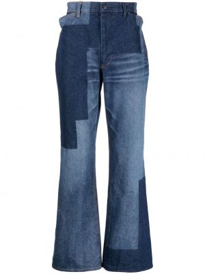 Niebieskie jeansy relaxed fit Needles