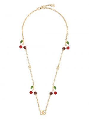 Kristály nyaklánc Dolce & Gabbana aranyszínű