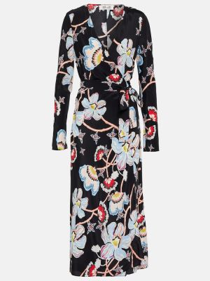 Květinové midi šaty Diane Von Furstenberg
