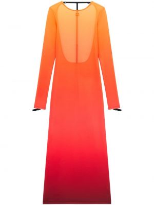 Koktejlové šaty s přechodem barev Courrèges