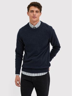 Pulover Selected Homme modra
