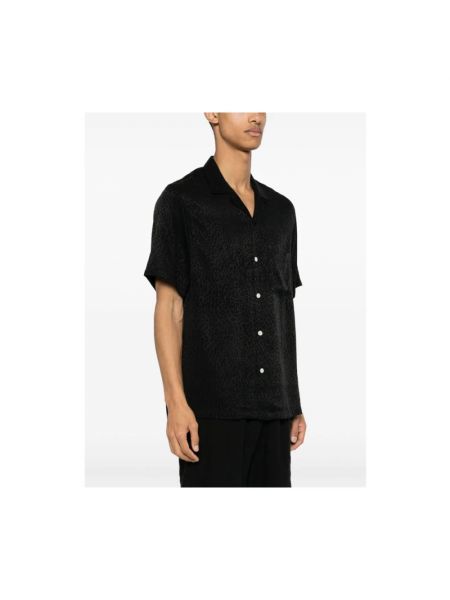 Camisa manga corta de franela Portuguese Flannel negro