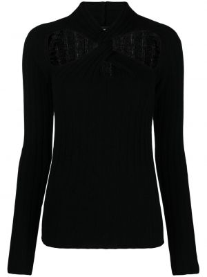 Pull en tricot Versace noir