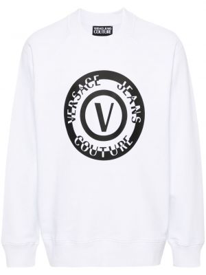 Pamut melegítő felső nyomtatás Versace Jeans Couture