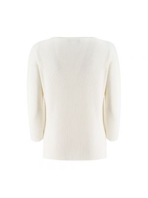 Camisa de lana de algodón Fabiana Filippi blanco