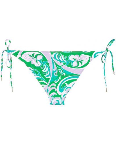 Bikini con estampado Emilio Pucci verde