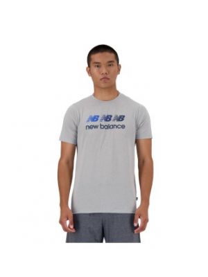 T-shirt de sport New Balance gris