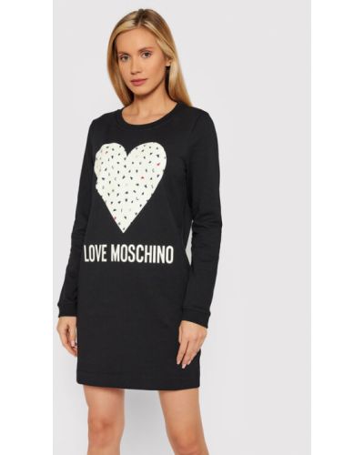 Šaty Love Moschino, černá