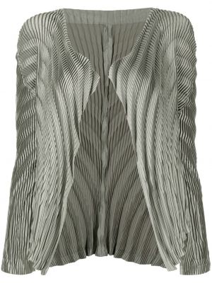 Plisserade cardigan Issey Miyake grå