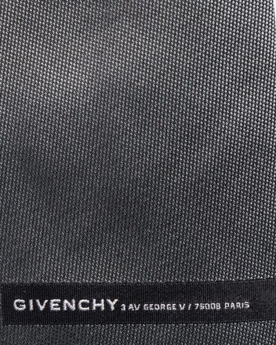 Corbata con bordado Givenchy gris