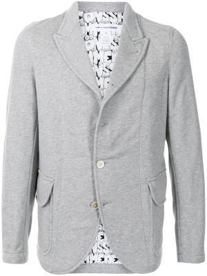 Bavlněné sako Comme Des Garçons Shirt šedé