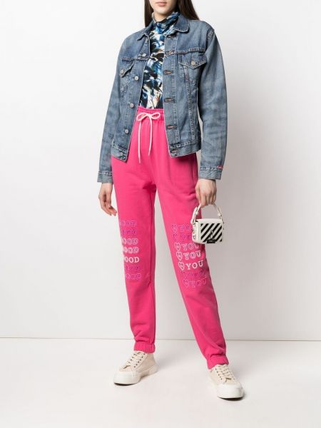 Pantalones de chándal con estampado Ireneisgood rosa