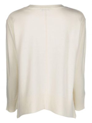 Pull en laine col rond Dkny blanc