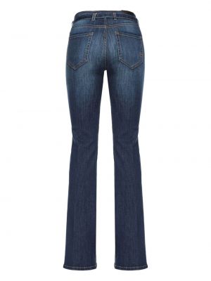 Bootcut jeans ausgestellt mit schnalle Pinko blau