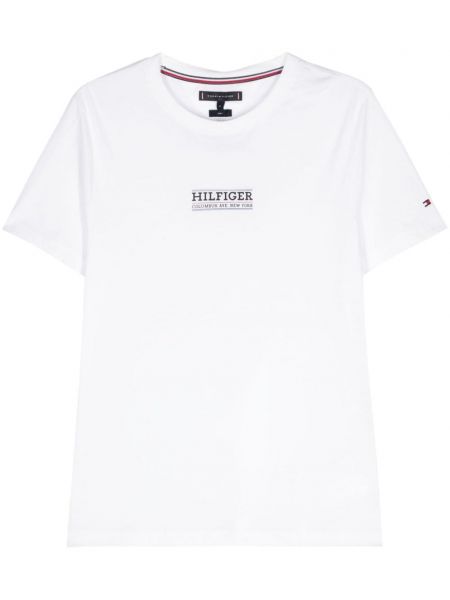 Baskılı tişört Tommy Hilfiger beyaz