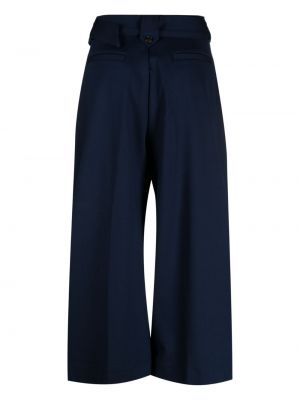 Hose ausgestellt mit plisseefalten Lauren Ralph Lauren blau