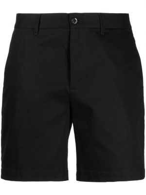 Pantaloni chino cu broderie din bumbac Fred Perry negru