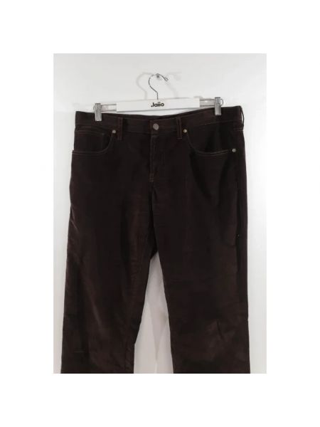 Pantalones retro Gucci Vintage marrón