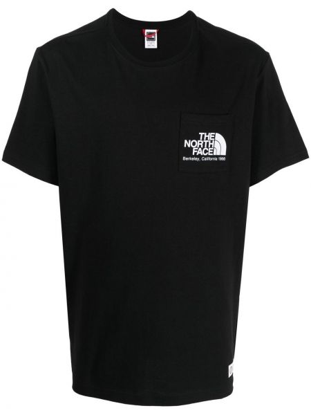T-shirt con stampa The North Face nero