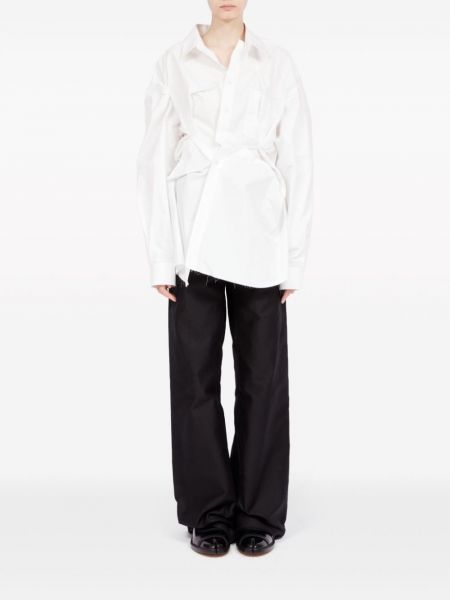 Asymmetrische hemd Maison Margiela weiß