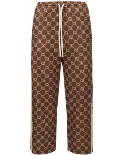 Pantalones de tela jersey Gucci