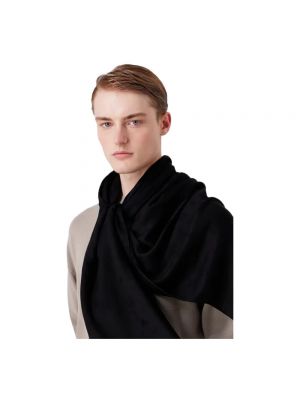 Schal aus modal Emporio Armani schwarz