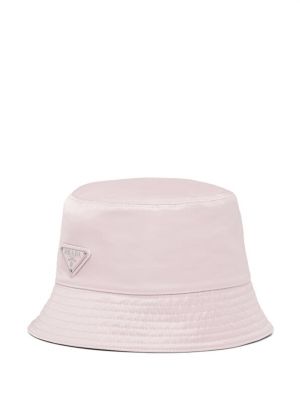 Нейлоновая шляпа Prada розовая