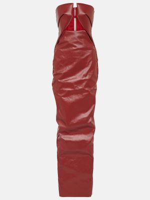Rochie lunga Rick Owens roșu