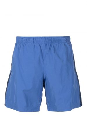 Pantaloni scurți din jacard Alexander Mcqueen albastru