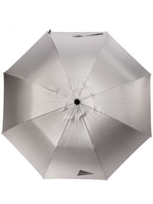 Srebrny parasol z nadrukiem And Wander