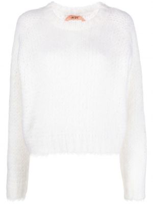 Chunky pulover iz moherja N°21 bela
