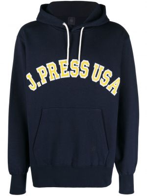 Hoodie J.press blå