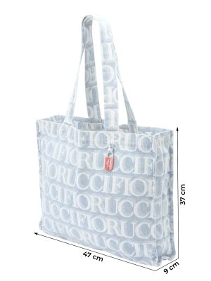 Nákupná taška Fiorucci biela