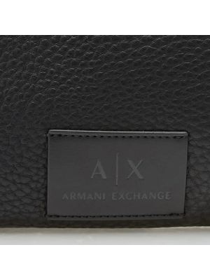 Bolsa de hombro Armani Exchange negro