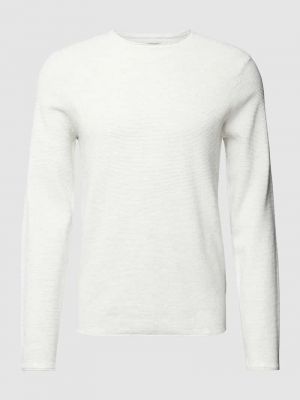 Dzianinowy sweter Mcneal biały