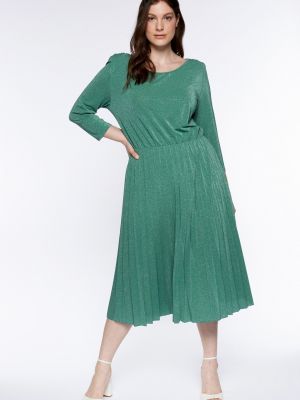 Коктейльное платье Fiorella Rubino зеленое