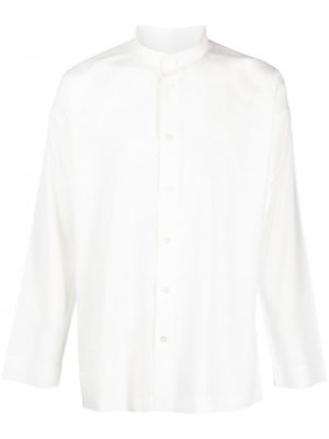 Памучна риза Homme Plissé Issey Miyake бяло