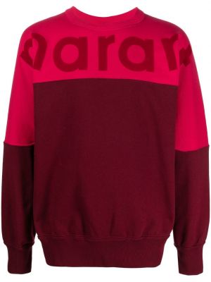 Trykt sweatshirt Isabel Marant rosa