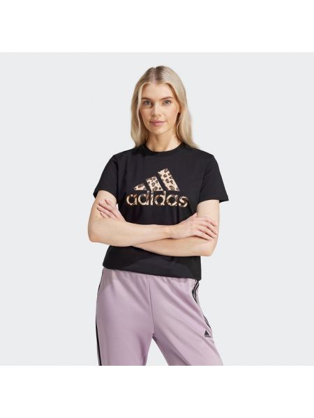 Camiseta con estampado animal print Adidas Sportswear
