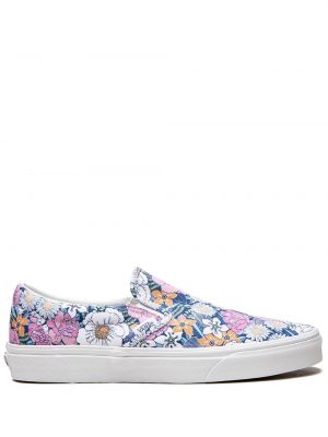 Klassisk skli på floral slip-on sneakers Vans blå