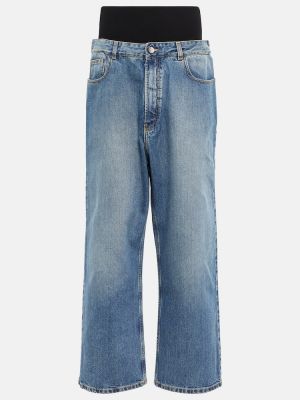 Voľné džínsy Alaã¯a modrá