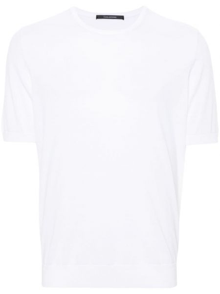 T-shirt en coton Tagliatore blanc