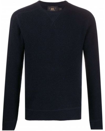 Кашмирен пуловер Ralph Lauren Rrl синьо